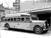 Autobus de la compagnie Transport provincial dans les années 1930